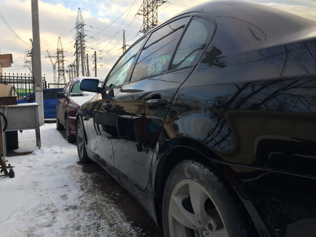 Декабрь 2015 Покраска двери BMW E60 037
